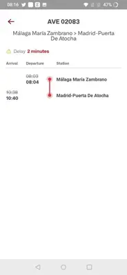 Renfe android App screenshot 1